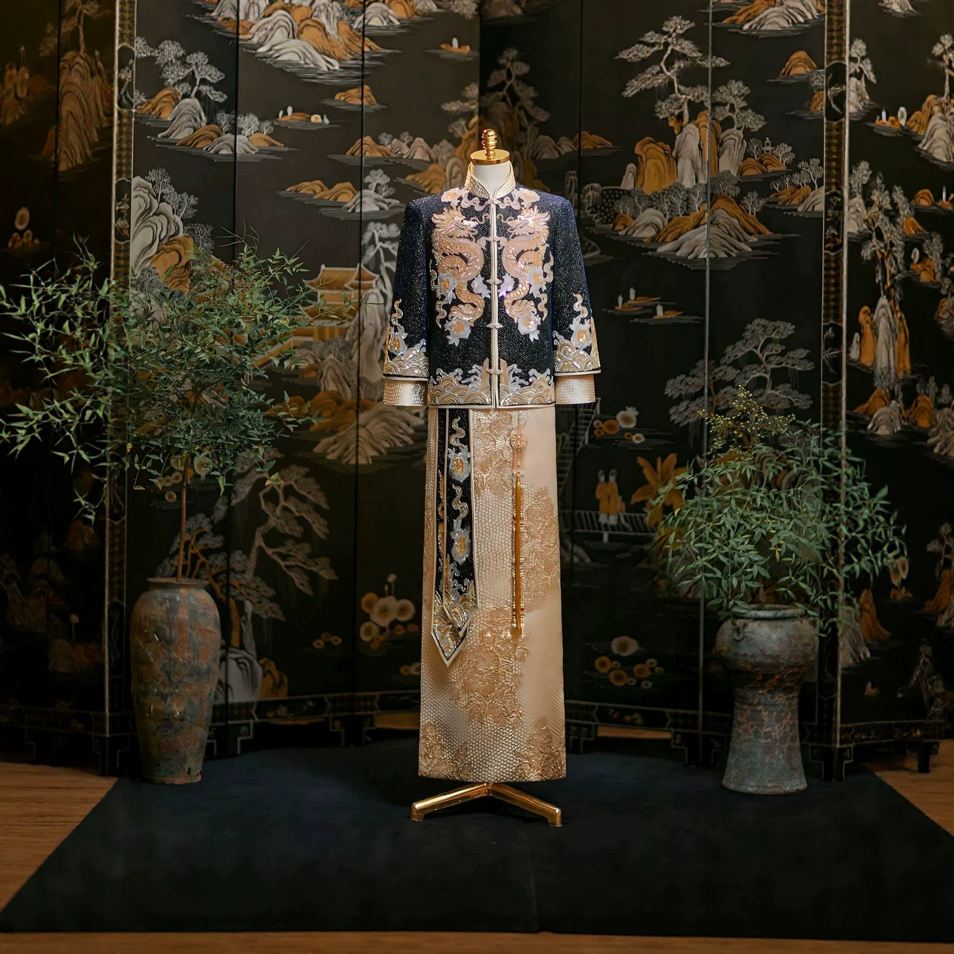 Men's Xiuhe Suit, Groom's Attire, Chinese Wedding Dress, 2026 New Style, Wedding Attire, Tang Suit, Han Suit, Xiuhe Kimono