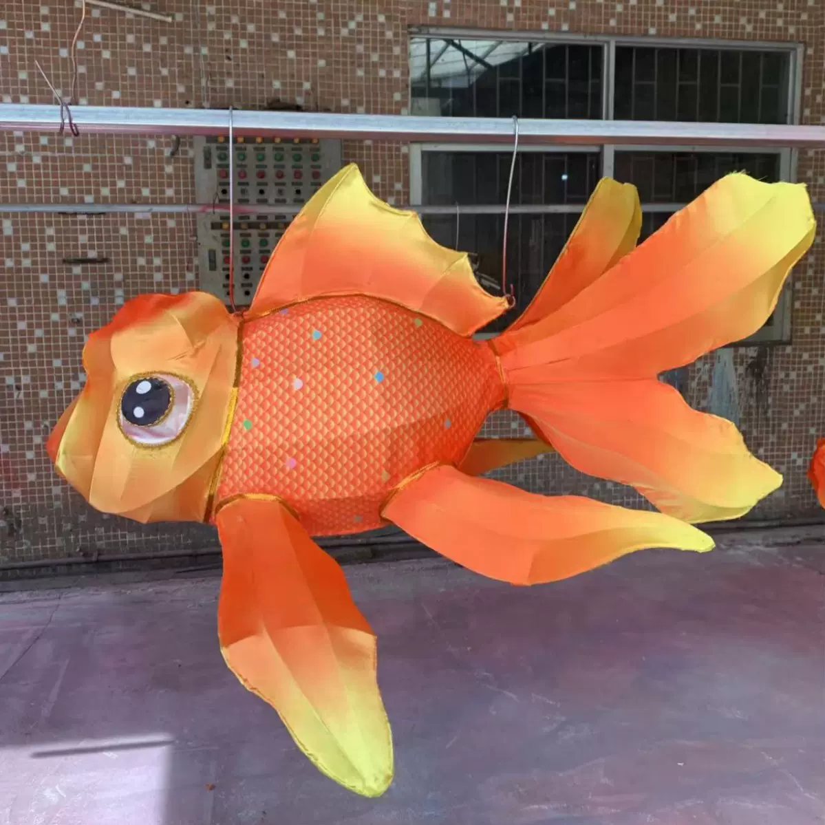 春节元宵节日装饰国潮古风鱼灯鱼造型花灯锦鲤鱼灯笼吊饰鱼形灯笼