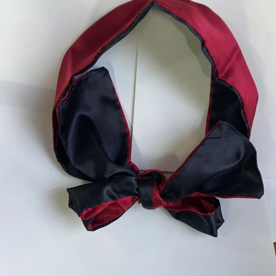 Cinta con los ojos vendados máscara de ojo seductora joyería prohibida sexy ojo que cubre la cinta de seda de doble cara coqueteo vinculante correa de mano