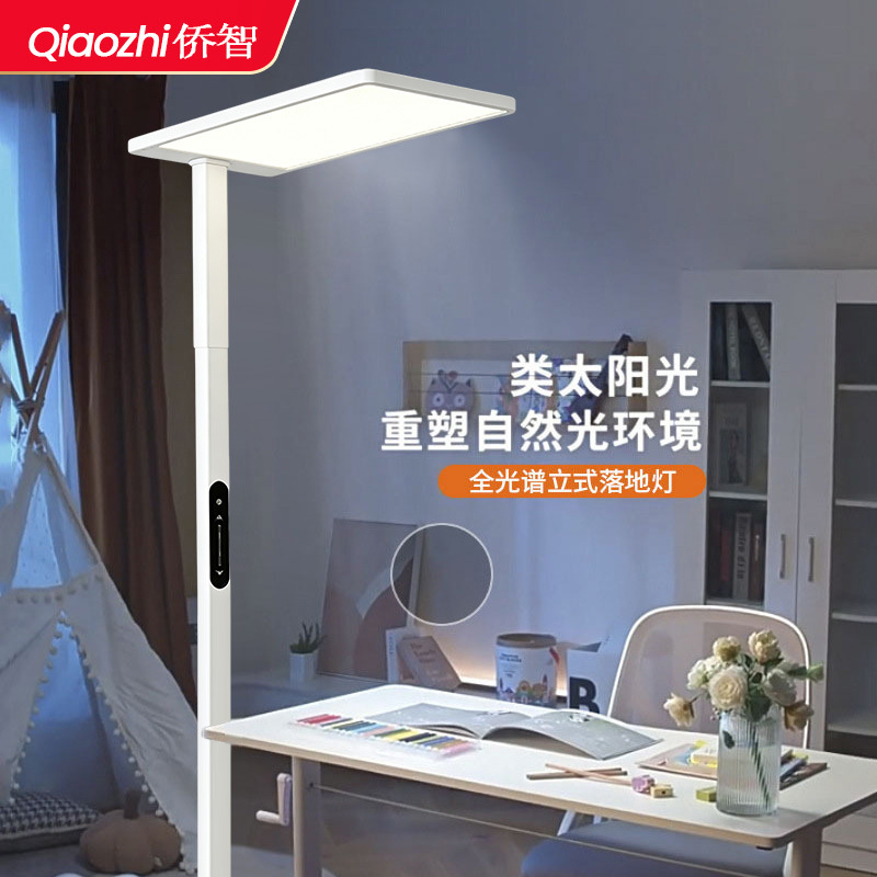 Lámpara de Pie LED para Protección Ocular de Hierro y PVC de Espectro Completo para el Hogar