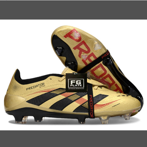 プレデター 25 サッカーシューズ FG リバーシブルニット防水靴紐ロングスパイク大人学生子供男性と女性 PREDATOR|undefined