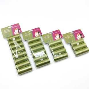 Factory Direct Supply Degradable Pet Garbage Bag Fragrance Thickened Walking Dog Roll Portable Pet Pocket Bag