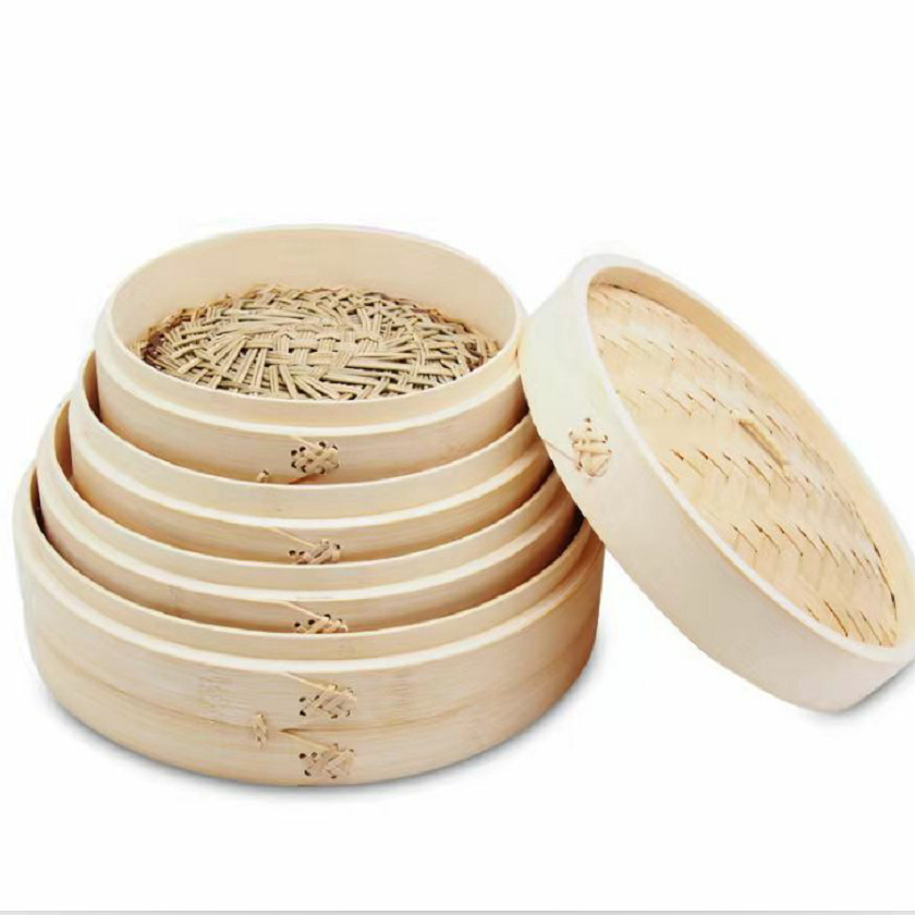 Bamboo steamer small steamer household bamboo editor large and small cage drawer steamer steamer steamer cage small flushing cooker