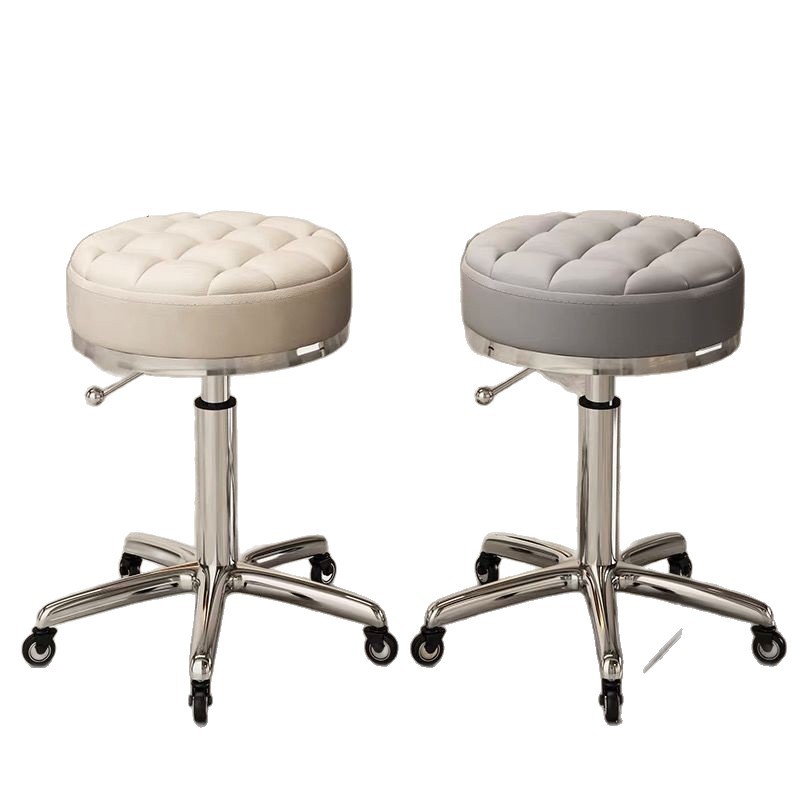 Elevación taburete pequeño taburete rotativo pequeño taburete redondo peluquería manicura belleza silla pequeña polea silla de peluquería taburete pequeño especial