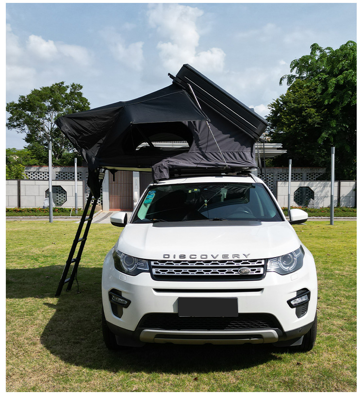 Cross-Border New Roof Tent Hard-Top Aluminum Alloy Travel Car Tent Outdoor Camping Self-Driving Tour Roof Tent