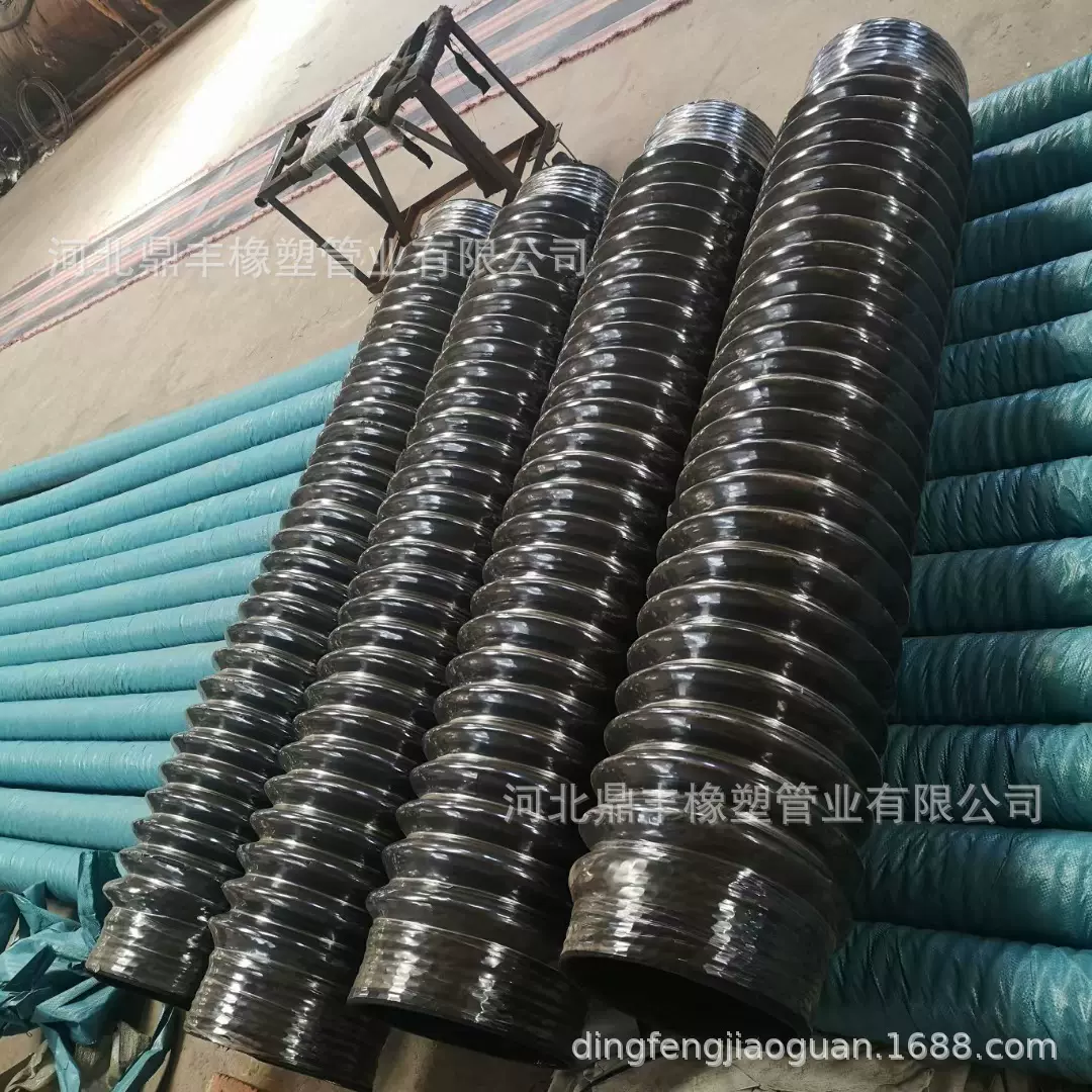厂家定制橡胶伸缩管 波纹胶管 通风管排风管大口径伸缩橡胶软管