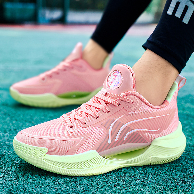 Otoño para hombres y mujeres zapatos 2025 nuevos zapatos de baloncesto transpirables de malla deportivos amortiguadores zapatos de corrida casuales