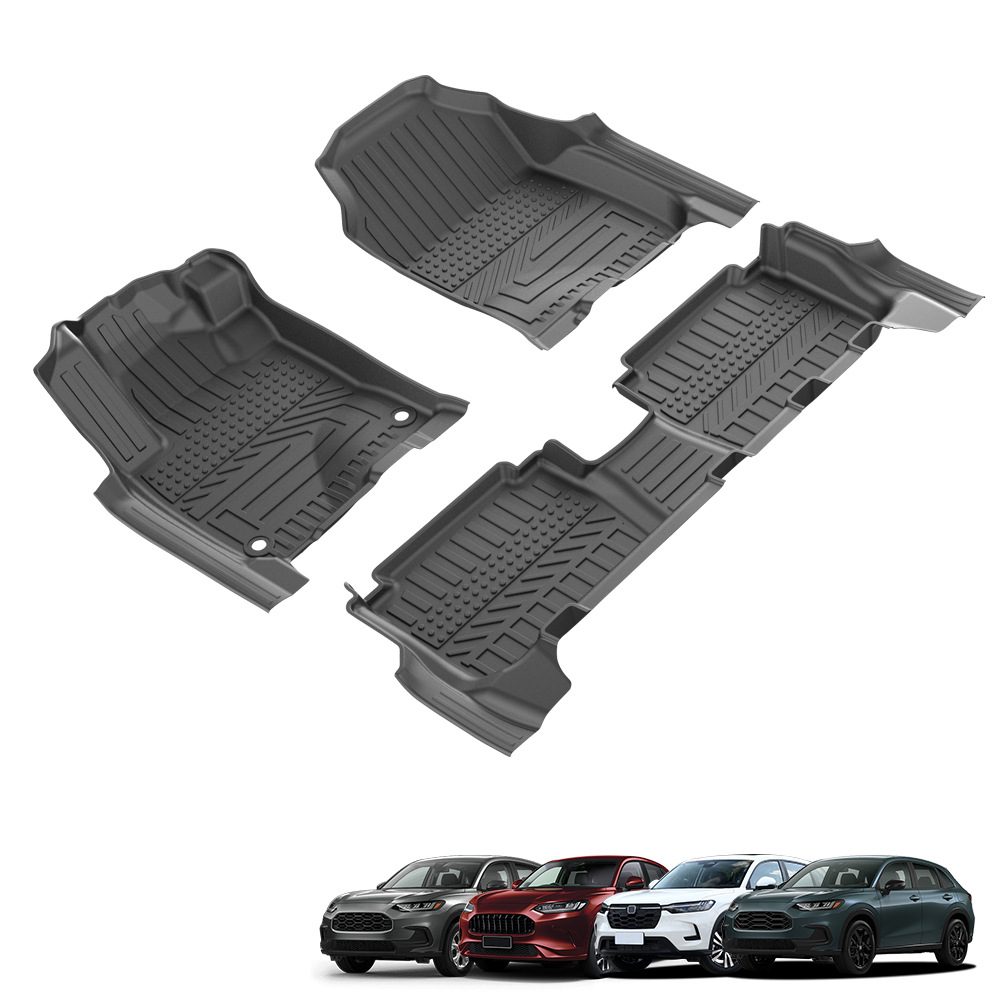 TXR Adecuado para Honda Alfombrilla impermeable Honda Hrv Zrv Floor Mats Alfombrilla especial Tpe para pies
