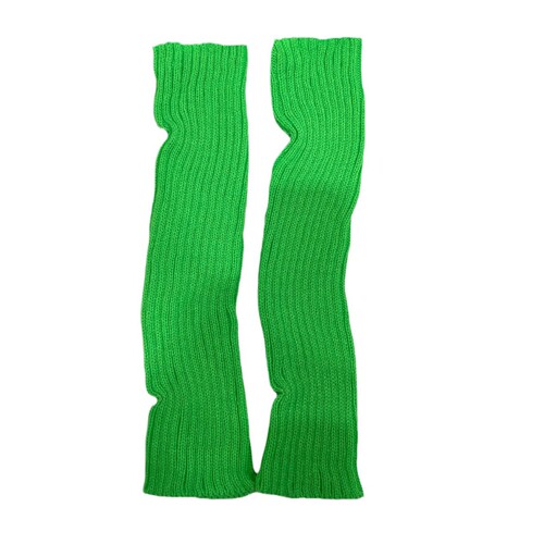 Circular knitting machine 30 cm medium-length arm sleeves flat knitting fluorescent colorful cuff sleeves Korean style knit women's warm street style Instagram
