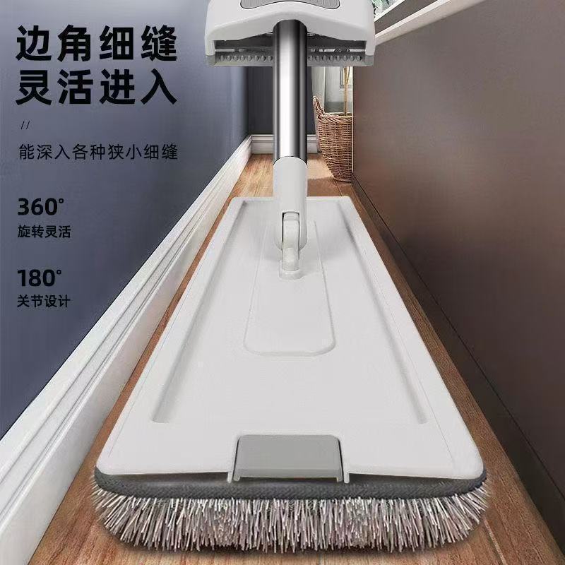 Mopo de extracción sin manos nuevo tipo de trapeador plano doméstico un trapeador perezoso trapeador húmedo de doble uso absorción de agua trapeador de suelo artefacto