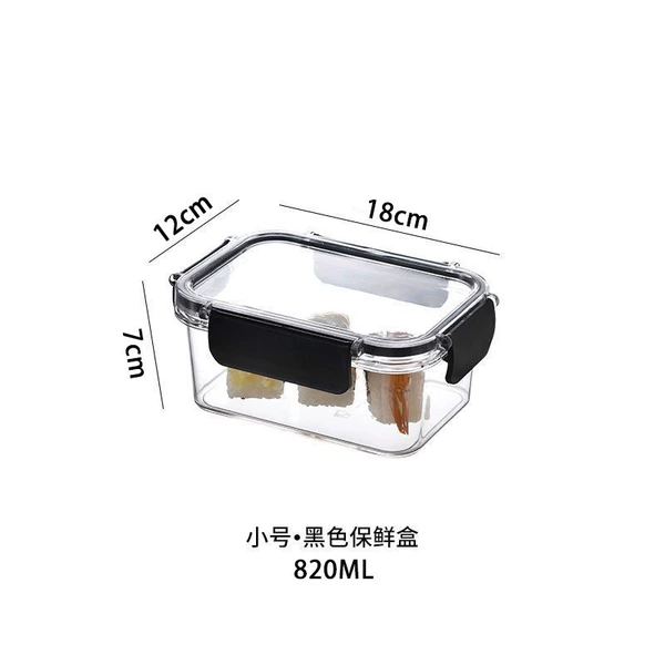 820ml (black cover) sealed fresh -keeping box