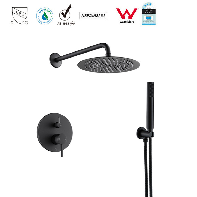 Exported to the United States and Canada, Cupc Certified Concealed Showerhead, North American Certification, Hotel In-Wall Multifunctional Showerhead