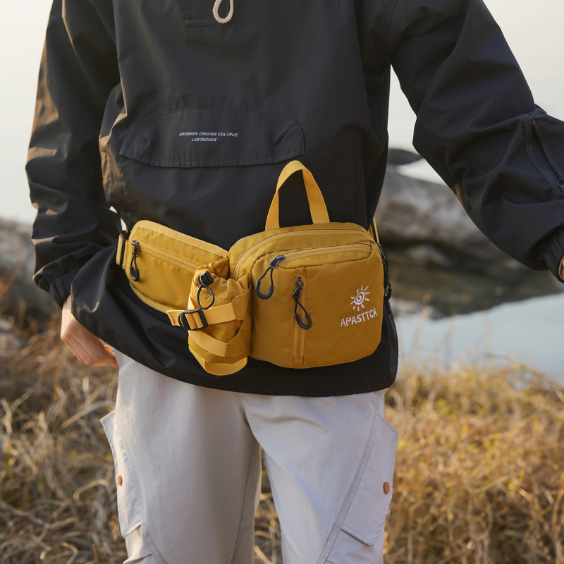Diseño de nicho de moda al aire libre 2026 moda casual personalidad unisex bolso de pecho deportivo portátil de estilo extranjero