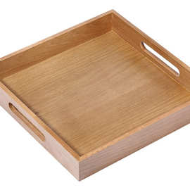 木制服务托盘收纳托盘装饰管家托盘床托盘适用于客厅咖啡桌台面