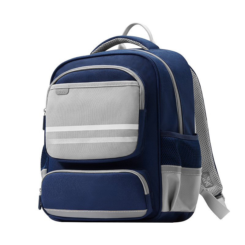 Mochila escolar de estudiantes de la escuela primaria de Déli, mochila ligera, 1 - 3 - 6 grados, mochila para niños, niñas, 2024