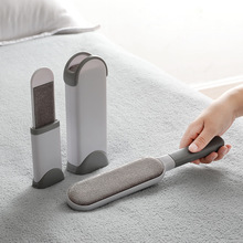 抽拉式毛呢大衣静电刷双面羊绒去毛球刷毛器衣除毛多功能除尘神器