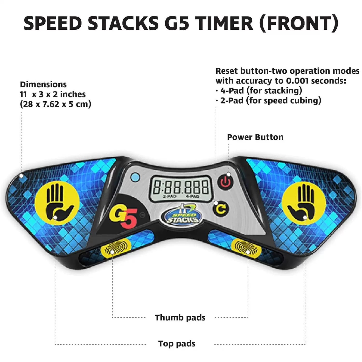 史塔克SS G5计时器大显专业版SpeedStack魔方计时比赛大显示器