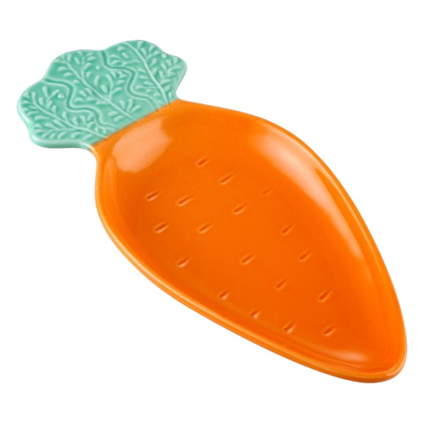 Rábano forma cerámica creativa hogar lindo pequeño plato postre tazón fruta ensalada tazón plato