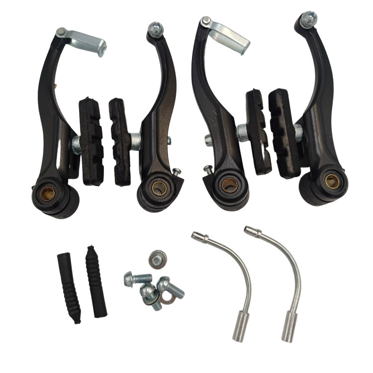 Горный велосипед Полный V Тормозной зажим 2 цена тормоз из алюминиевого сплава черный яркие аксессуары для верховой езды одна автомобильная часть