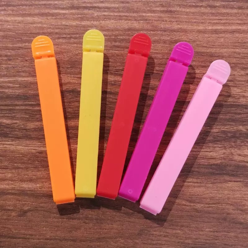 El nuevo clip de sellado grueso de alta calidad de 12CM para bocadillos de té de plástico a prueba de humedad puede imprimir LOGO