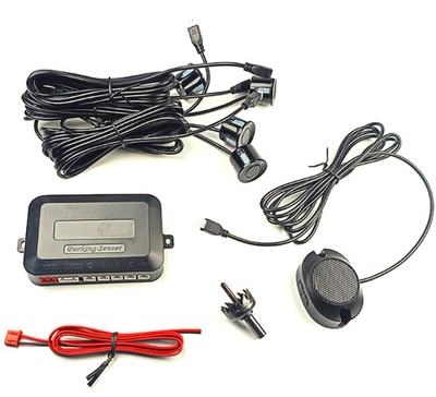Park radarı – voice Android navigation visual cross-border - rear-4-probe-beep-please-note-the-color-default-black
