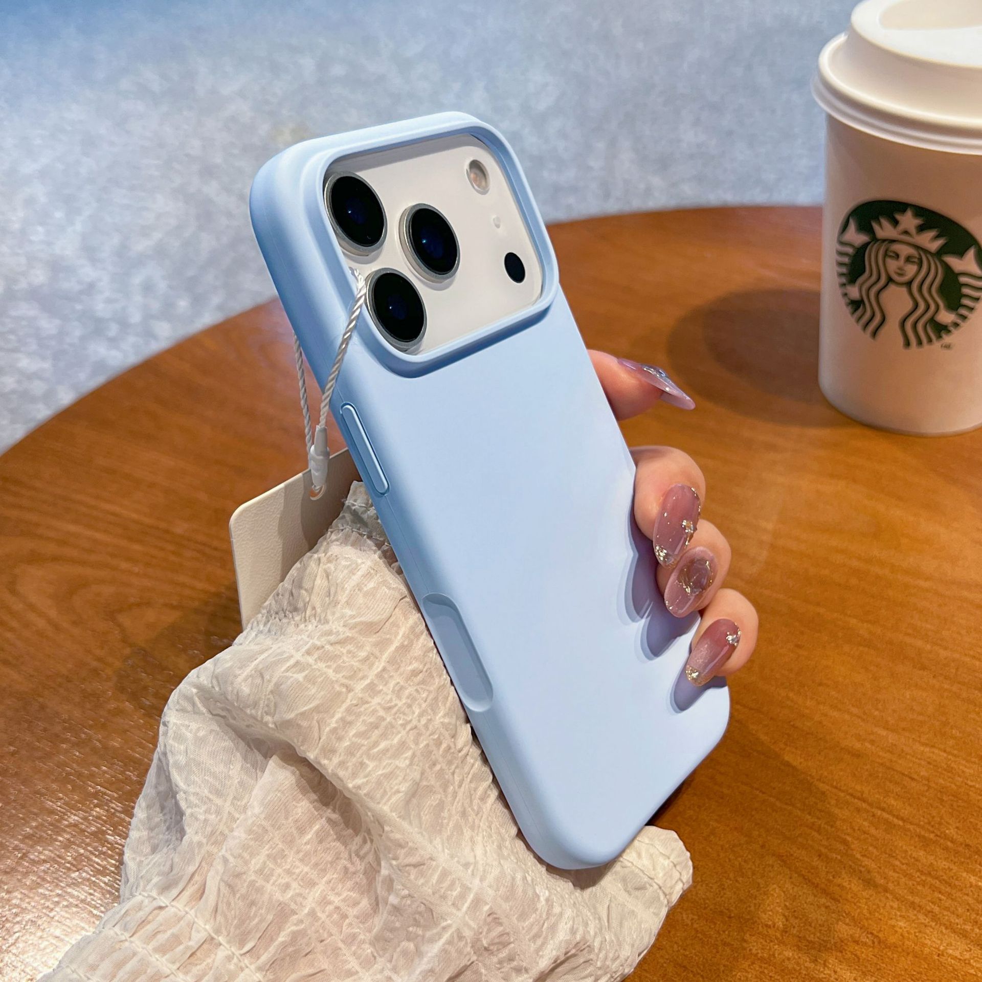 [Cloud Blue] No flocking, ultra-thin - soft and waxy, truly liquid