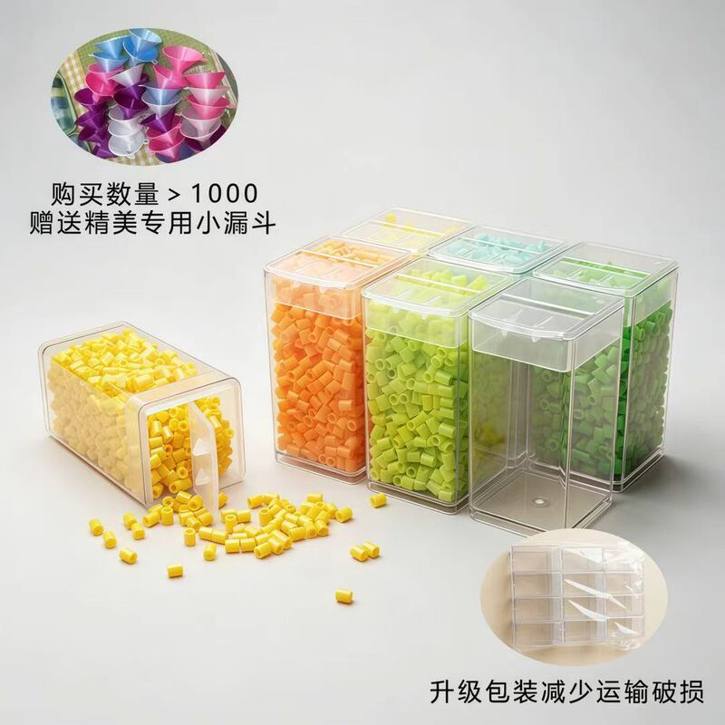 Flip-Top Storage Bottles for Bead Art, Diamond Painting, and Seed Beads; Transparent Plastic Dispensing Bottles; Large Square Bottles; Direct Sales and Wholesale from the Manufacturer Flip-Top Storage Bottles for Bead Art, Diamond Painting, and Seed Beads; Transparent Plastic Dispensing Bottles; Large Square Bottles; Direct Sales and Wholesale from the Manufacturer