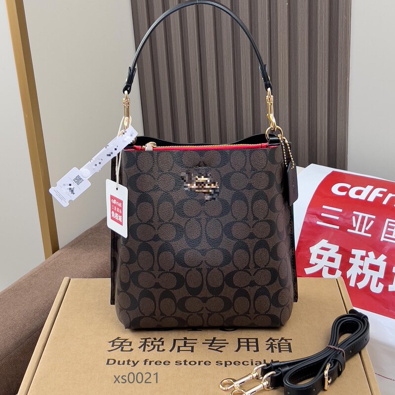 寇家新款女包包mollie水桶包时尚单肩斜挎包简约大气手提包百搭单|undefined
