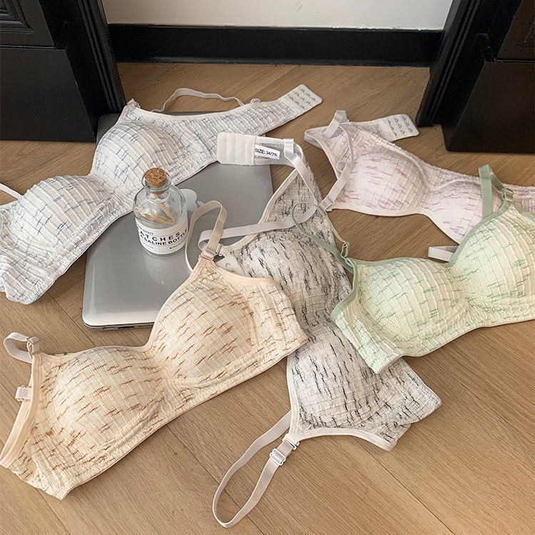 Venta directa de fábrica comercio electrónico transfronterizo Sudeste de Asia Vietnam Tailandia damas sin costuras sujetador de recogida lateral cómodo