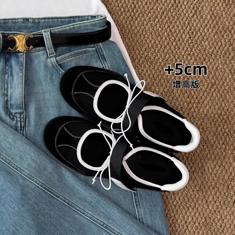 Genuine Leather Retro Casual Soft-Soled Mary Jane Shoes for Women 2026 New Versatile Velcro Sports Ballet Shoes for Women Genuine Leather Retro Casual Soft-Soled Mary Jane Shoes for Women 2026 New Versatile Velcro Sports Ballet Shoes for Women