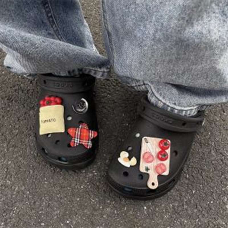 비주변 얇은 스트랩 웨지 플립플롭 - 7cm 증가