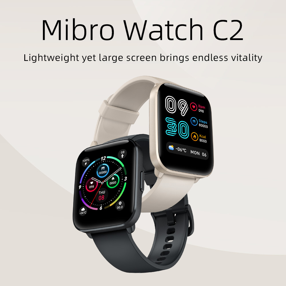 小寻Mibro Watch C2 智能手表 国际版运动手表心率监测男女潮款