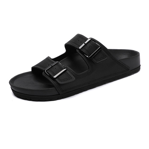 Summer Beach Outdoor Men's Slides with Cool Slipper, One-piece Men's Fashion Personalized Versatile Outdoor Korean-style Couple's Sandals