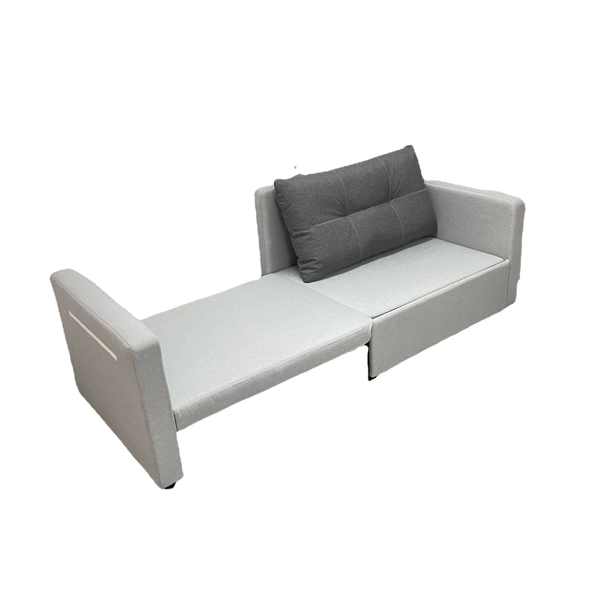 Sofá cama multifuncional marco de metal hierro forjado estudio oficina hotel apartamento sofá cama plegable individual