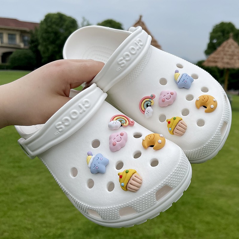 Cartoon Sleeping Star Croc Shoes Shoe Bu...