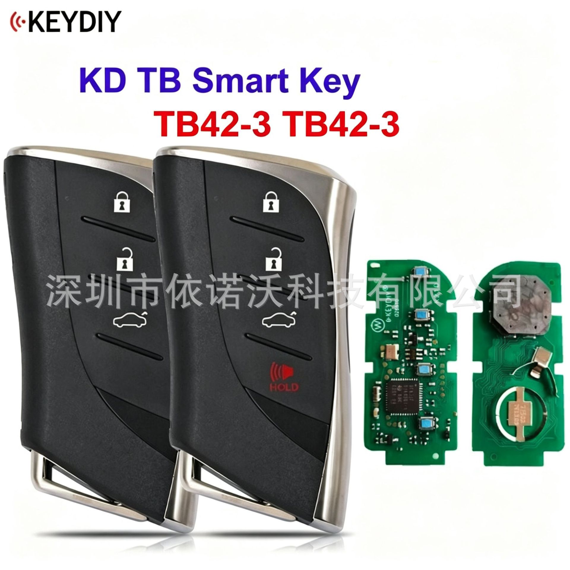 KEYDIY KD TB42-3 TB42-4 TB Remote Control Car Key Sub-Device Universal Overseas Version