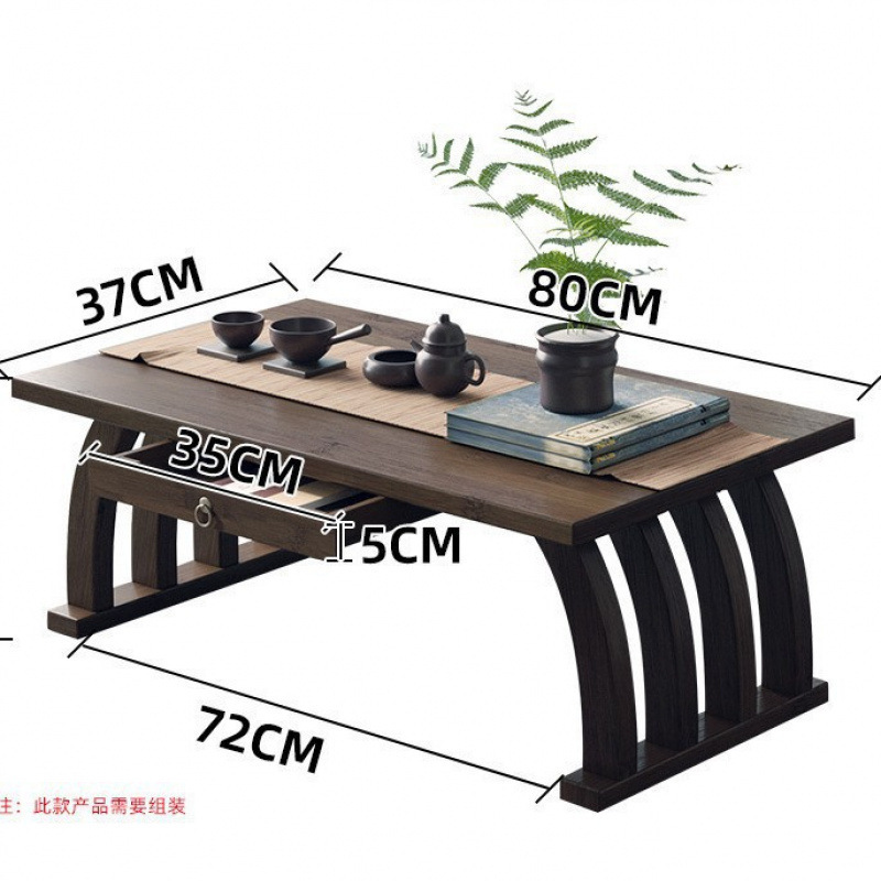 楠竹飘窗茶桌榻榻米日式中式矮桌折叠炕桌阳台坐地场景适用小茶几|undefined