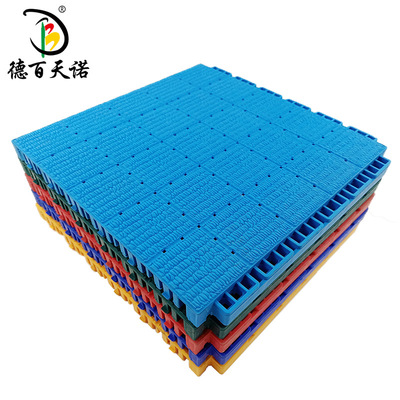 室内外幼儿园篮球场网格悬浮拼装运动地板聚丙烯塑料拼接地垫②
