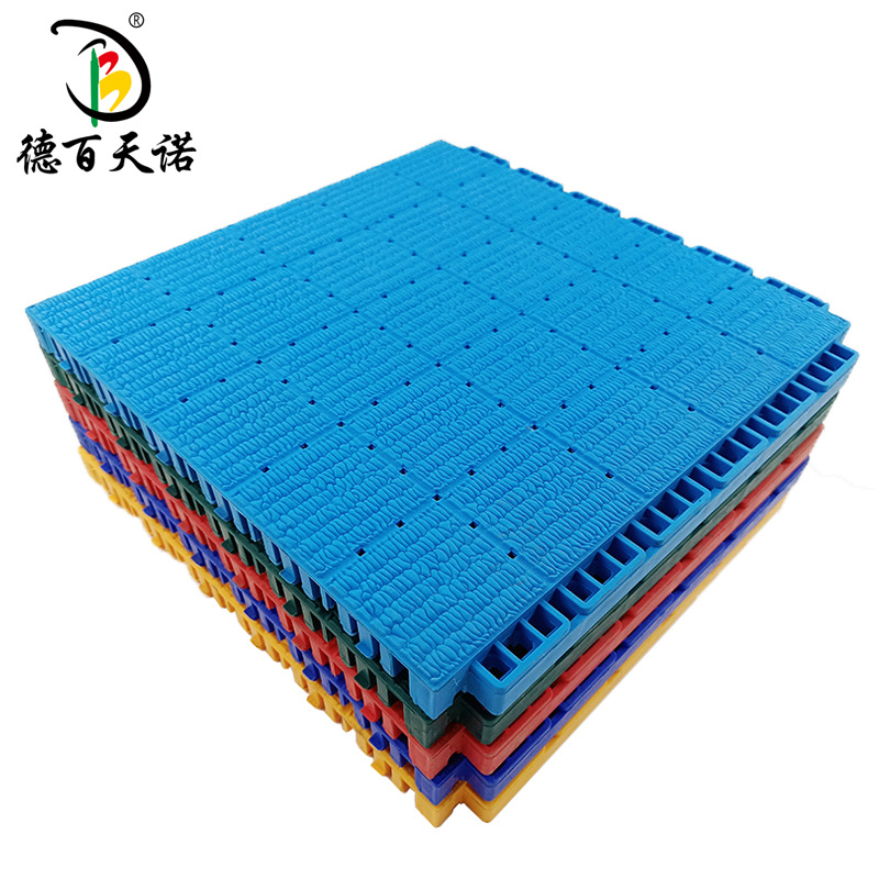 室内外幼儿园篮球场网格悬浮拼装运动地板聚丙烯塑料拼接地垫②