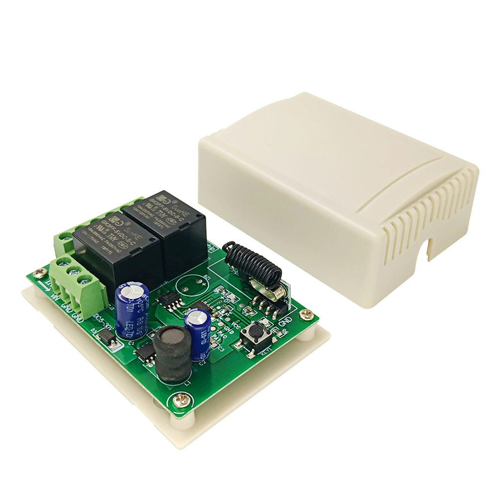 GERMA DC wide voltage DC6V-24V2 motor control board receiver with 1527 learning code wireless remote
