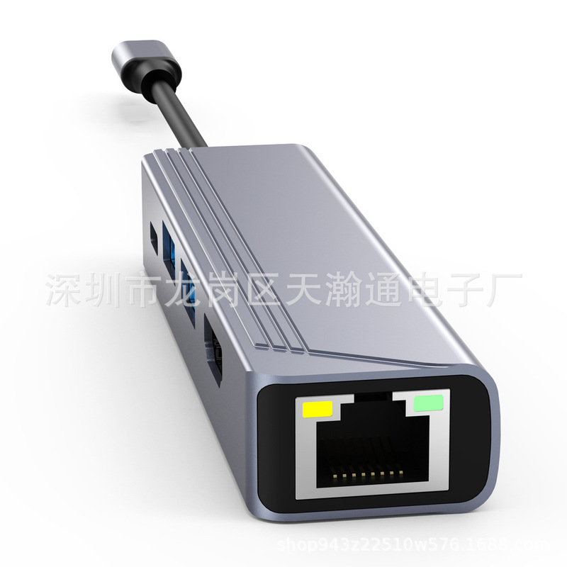 Five-in-one multifunctional docking station RJ45 port 4K 30Hz picture quality compatible with M1 M2 Macbook