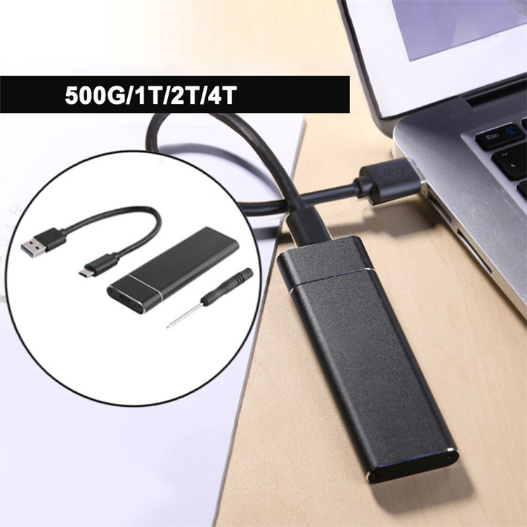 跨境專供4TB6TB8TB移動硬盤 高速SSD便攜式和大容量移動固態硬盤