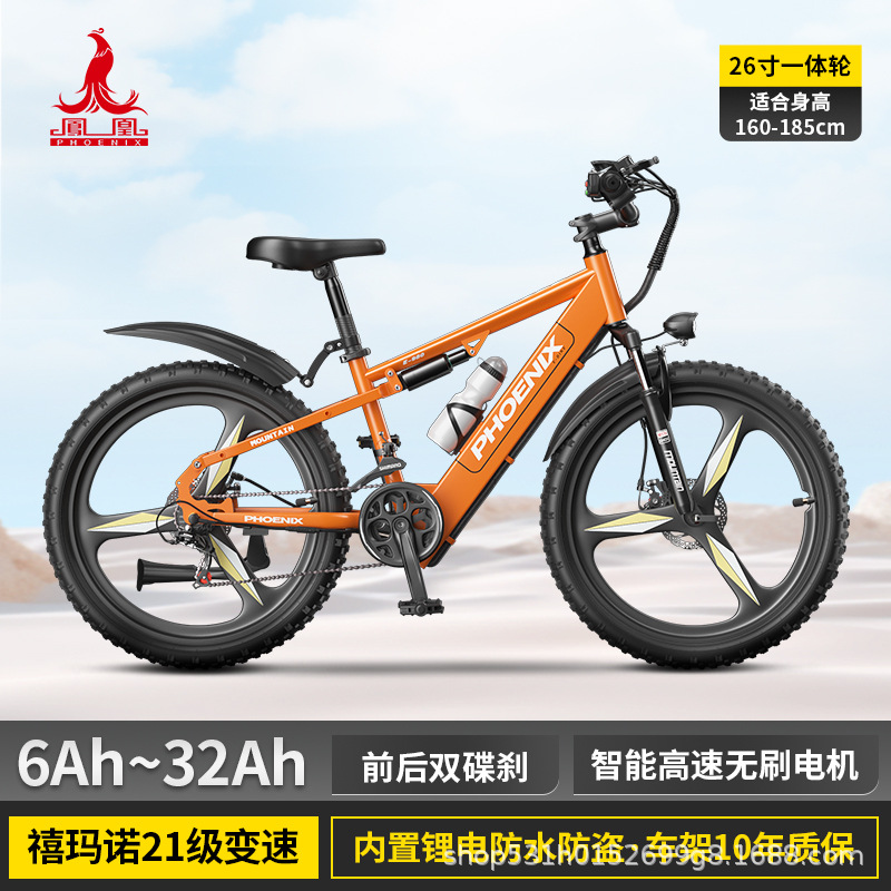 Bicicletas eléctricas asistidas por Phoenix Vehículo eléctrico masculino para mujeres Bicicletas eléctricas asistidas por litio Bicicletas de viaje