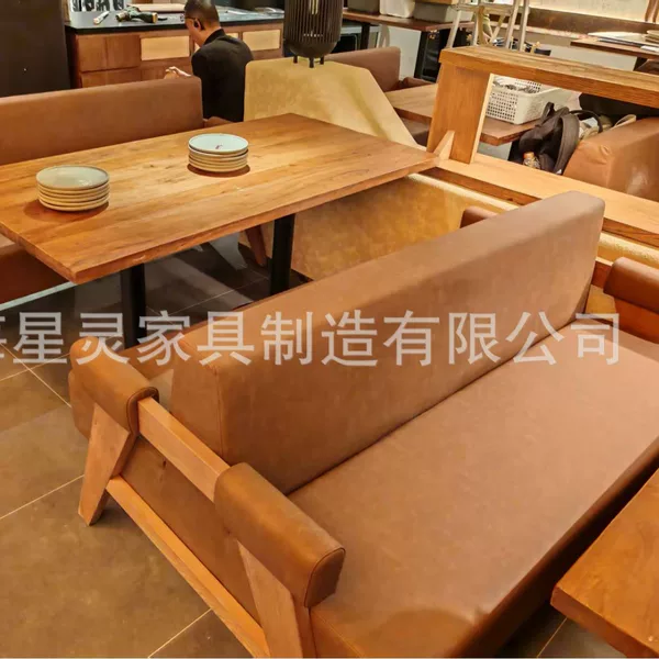Source Factory Design with Drawings and Samples, Customized Restaurant Booth Sofa, Soft-Packed Booth, Restaurant Sofa