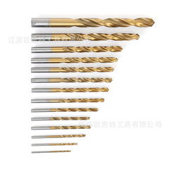 Cross-border plastic box 99pc titanium-plated twist drill high-speed steel woodworking hole opener steel plate punching drill bit iron sheet set
