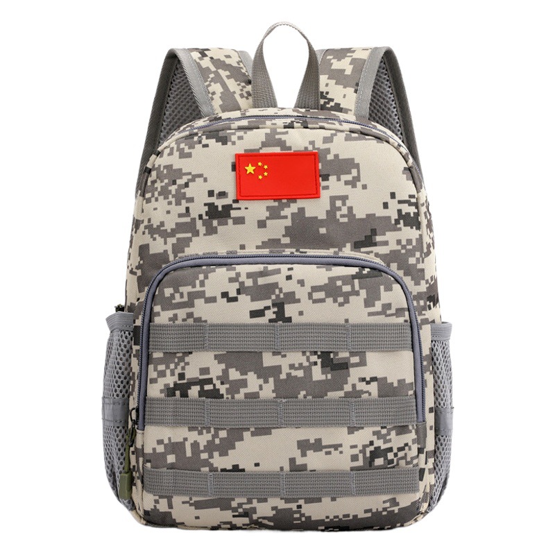 Children's camouflage schoolbag boys boys kindergarten spring outing travel backpack boys travel outdoor summer camp