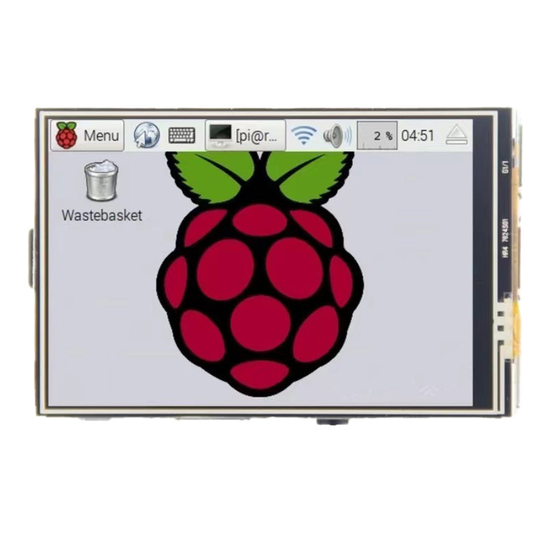 4寸树莓派HDMI显示器 Raspberry Pi触摸屏 IPS高清800X480 3B+/4B