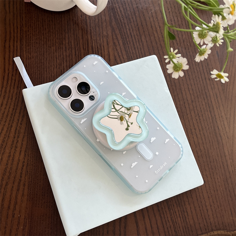 40g Weight iPhone Applicable Brands Phone Cases Classification Acrylic Material Cartoon Pattern Cute, Sweet Style Pink, Blue Color Acrylic Cartoon Cute Sweet Phone Cases Phone Accessories 10