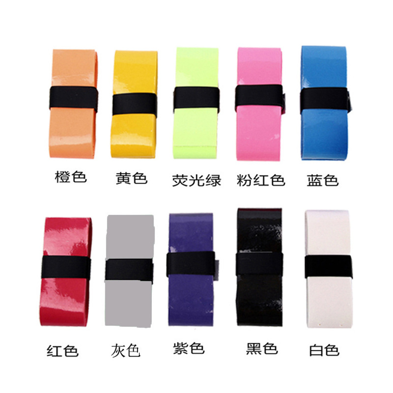 Venta caliente de fábrica transpirable antideslizante PU pegamento de mano raqueta de bádminton raqueta de tenis equipo de fitness caña de pescar cinturón de agarre universal