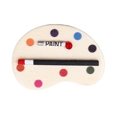 1:12 dollhouse迷你娃娃屋拍攝道具袖珍配件微縮場景木畫板調色盤